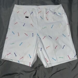 Unique Anthony's Resort Wear Embroidered Golf "Tee" Themed Shorts Women's Size 6